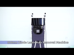 縦の三重の波長のダイオード レーザーの毛の取り外しの痛みのないソプラノ機械